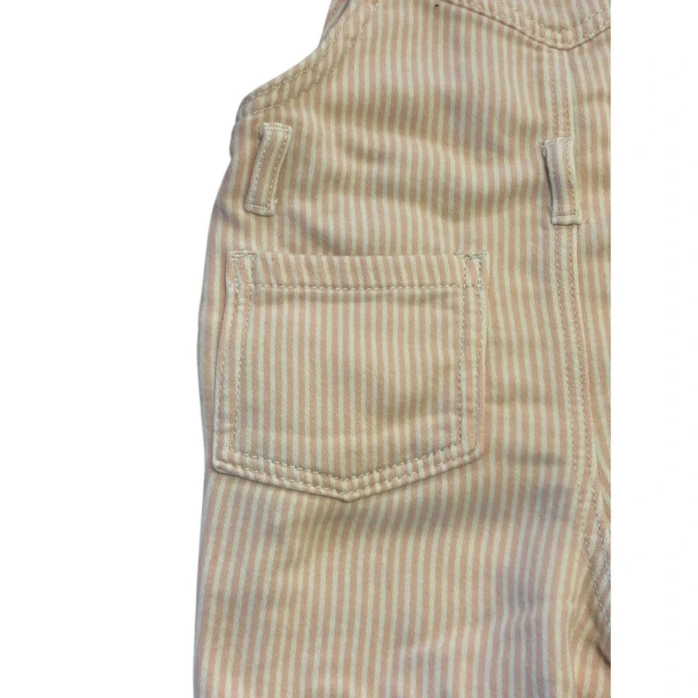 Vintage Oshkosh Pink Pinstriped Overalls Girls Size‎ 24 Months EUC